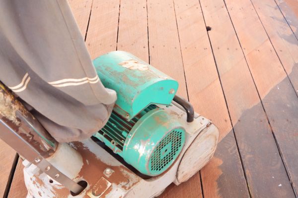Cedar Deck Sanding in Tacoma